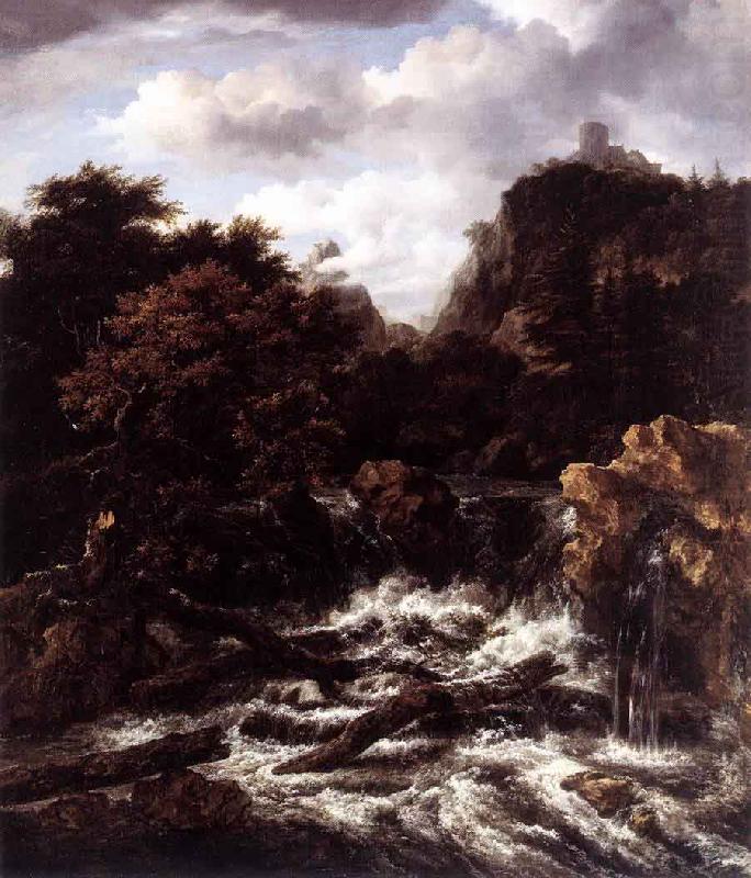 Jacob Isaacksz. van Ruisdael Norwegian Landscape with Waterfall china oil painting image